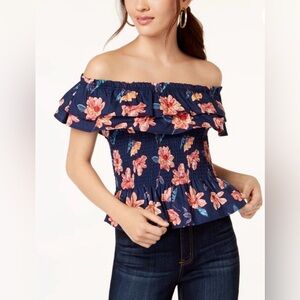 Floral Off-Shoulder Top